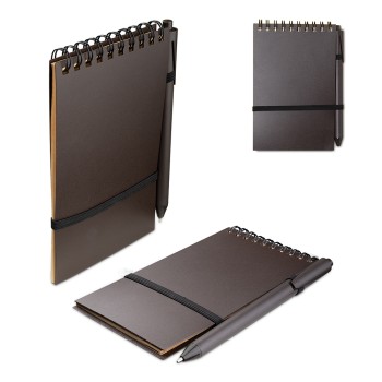 Mini Caderno A6 Capa em PP c/ Caneta Mini Caderno A6 Capa em PP c/ Caneta