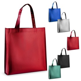 Sacola em TNT Laminado 90g/m² (34x35x8cm) Sacola em TNT Laminado 90g/m² (34x35x8cm)