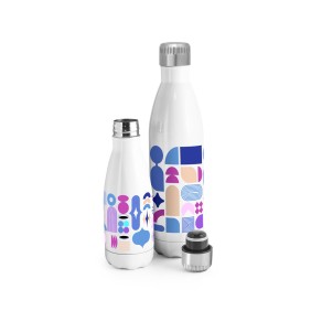 Garrafa Térmica Para Sublimação Em Aço Inox De Parede Dupla Isolada A Vácuo 380 Ml