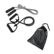 Kit Fitness Composto por Elástico e Corda de Pular