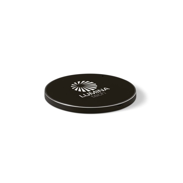 Carregador por indução (wireless) super-rápido em ABS 100% reciclado e alumínio 100% reciclado 15W