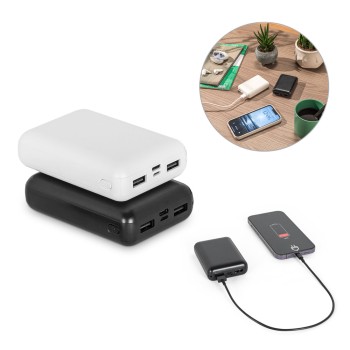 Bateria Portáti em ABS 100% Reciclado 10.000 mAh