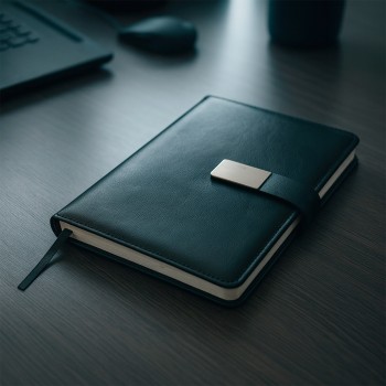 Caderneta Couro Sintético 21 x 14 com Pauta Caderneta Couro Sintético 21 x 14 com Pauta