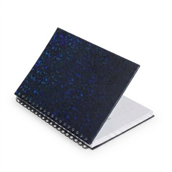 Caderno Holográfico Com Pauta