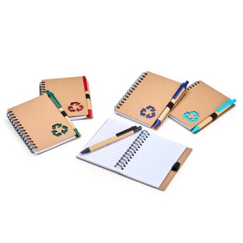 Caderno EcolÃ³gico com Caneta