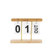 Calendário Permanente Bambu