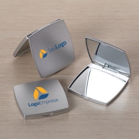 Espelho Duplo Sem Aumento Plástico Espelho Duplo Sem Aumento Plástico