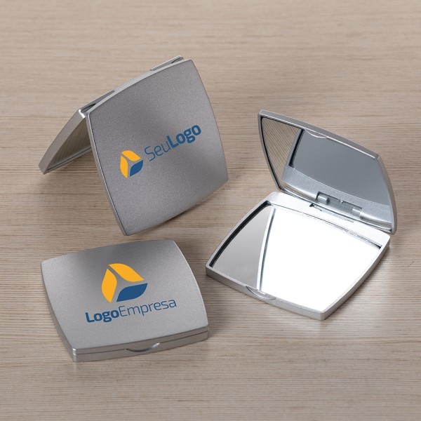 Espelho Duplo Sem Aumento Plástico