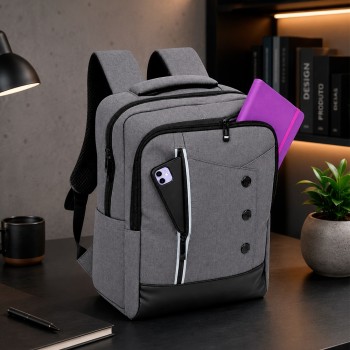 Mochila Couro Sintético 20L Mochila Couro Sintético 20L