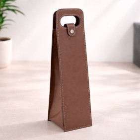 Porta-Vinho Couro Sintético
