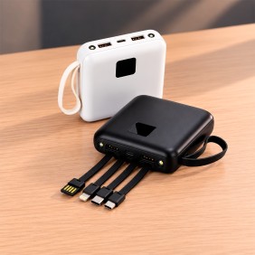 Power Bank 10.000mAh com Lanterna e MultissaÃdas Power Bank 10.000mAh com Lanterna e MultissaÃdas