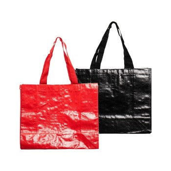 Sacola de Nylon 29,2 x 34,9 x 14 x 21,5 cm.